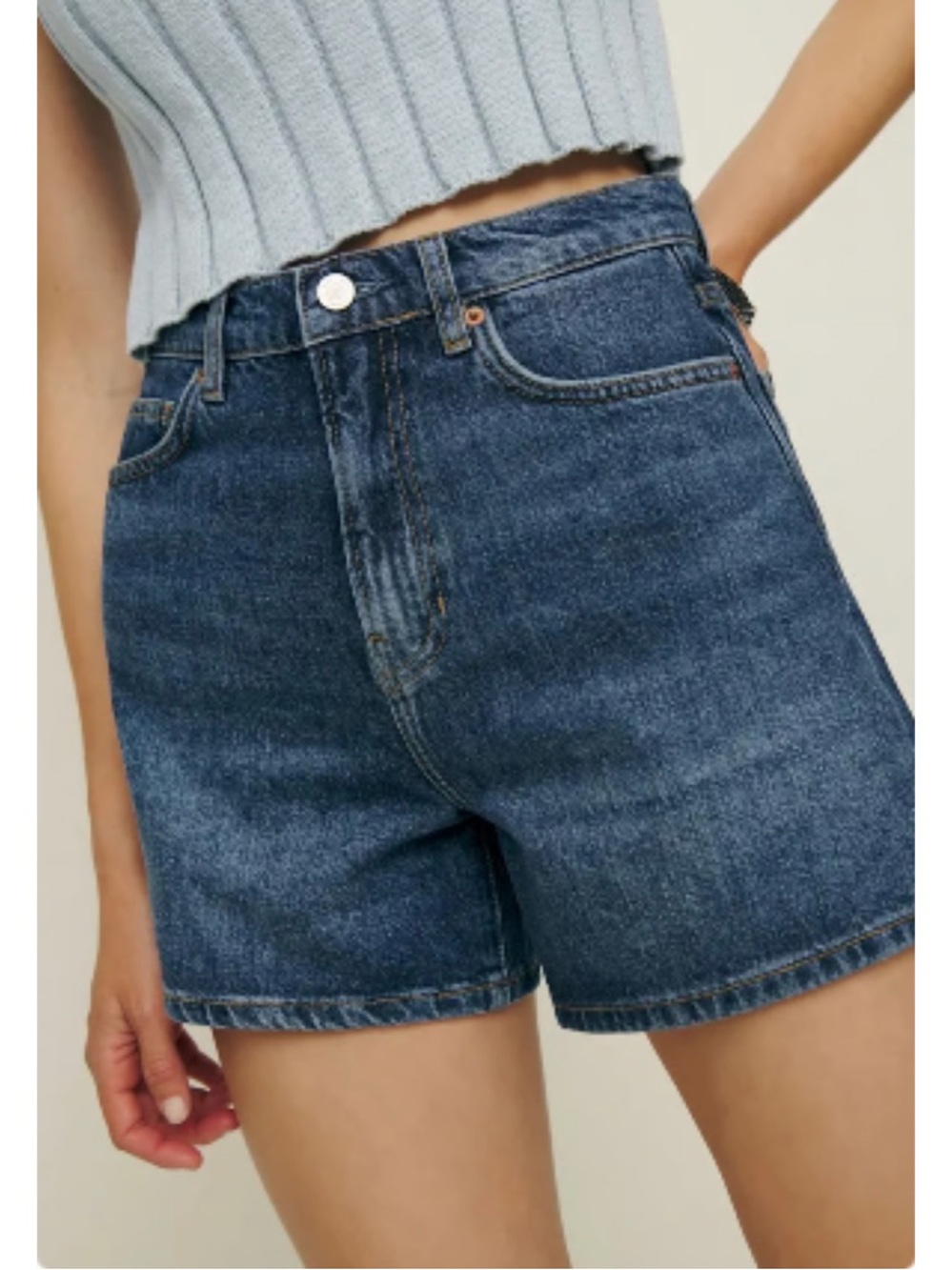 Reformation Wilder High Rise Relaxed Shorts